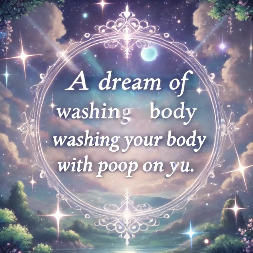 몸에 묻은 똥 씻는 꿈