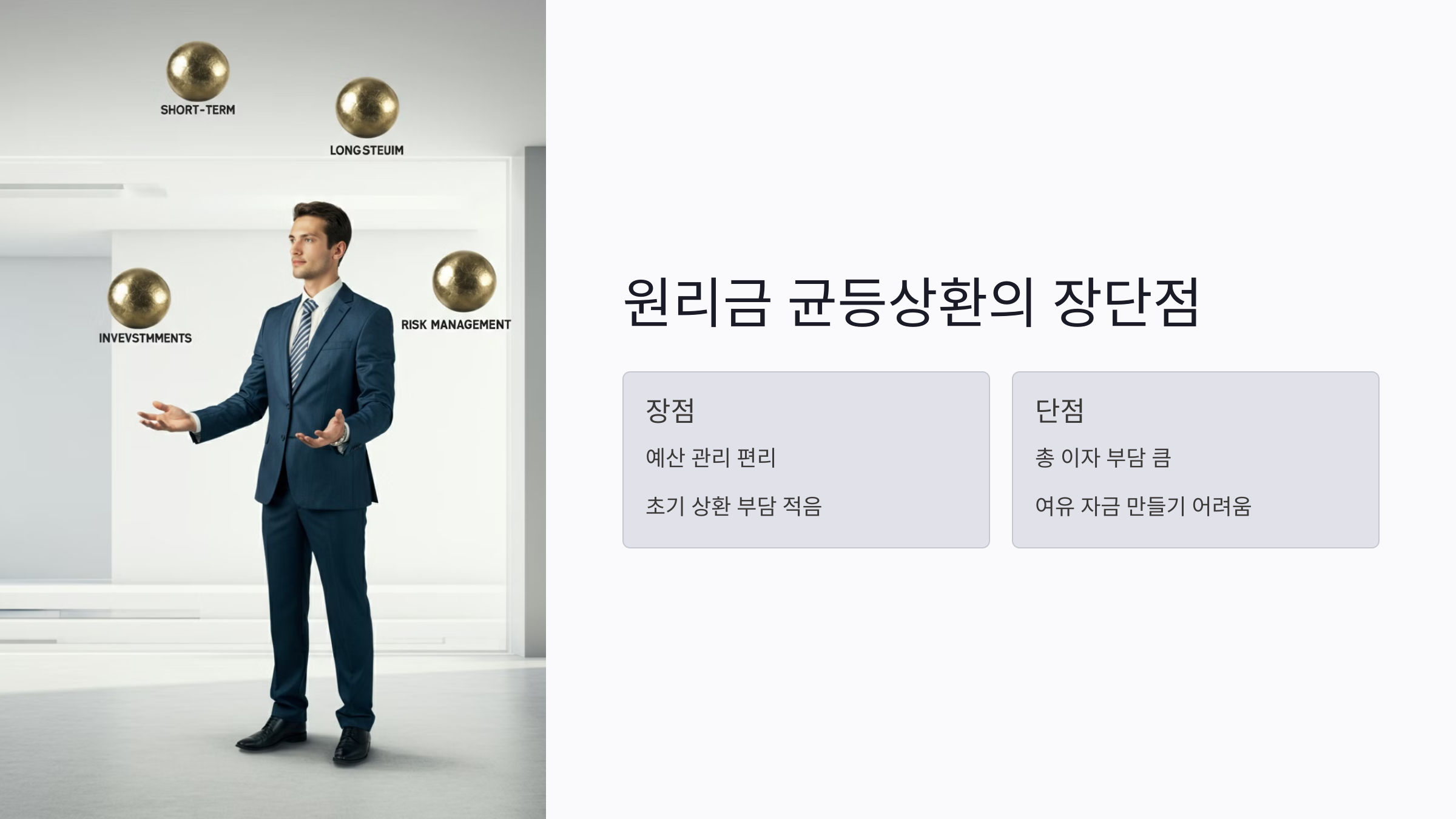 원금 균등상환 원리금 균등상환