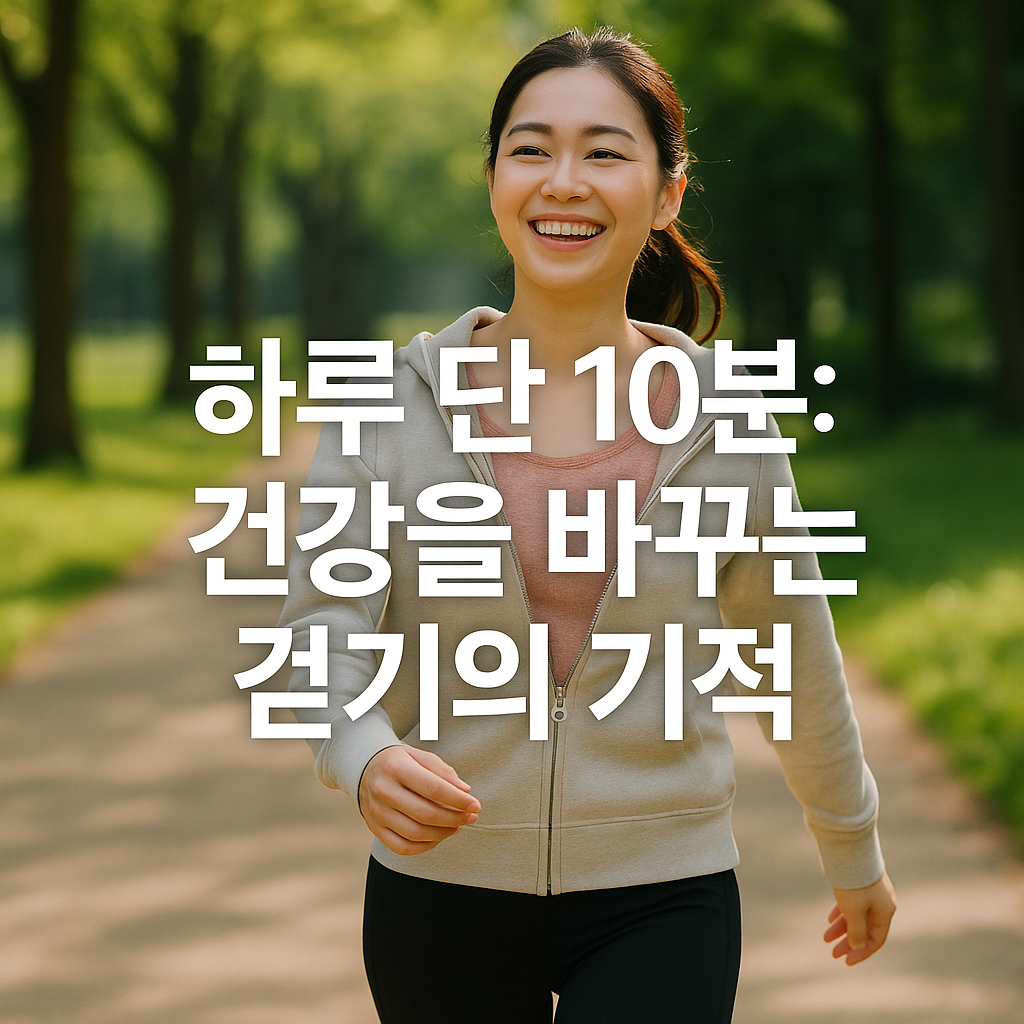 하루 단 10분 건강을 바꾸는 걷기의 기적