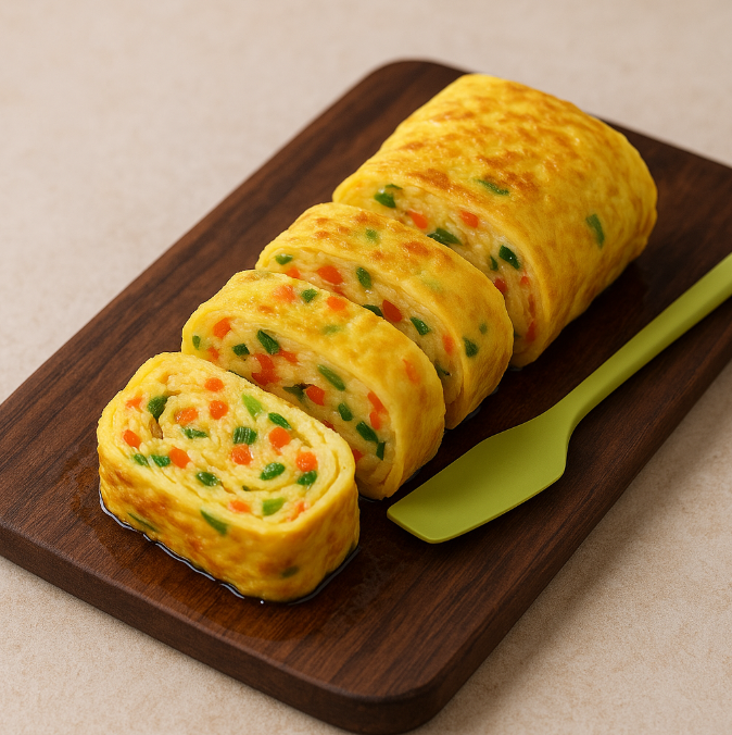 도톰하고 노란 계란말이