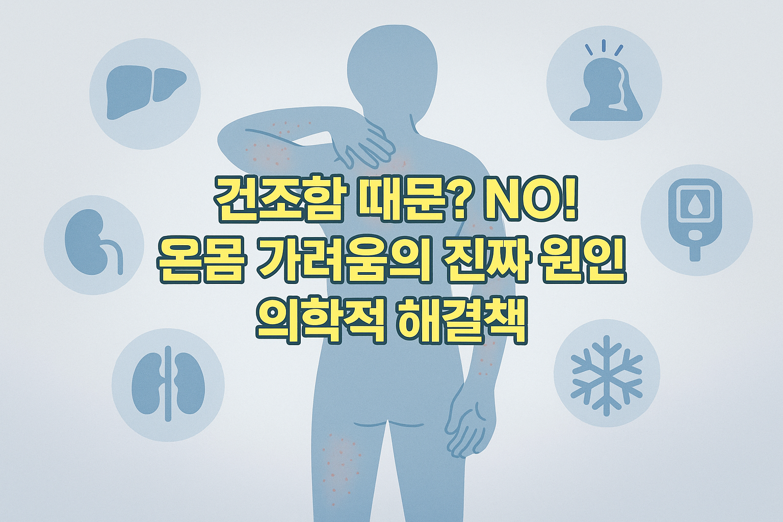 건조함 때문? NO! 온몸 가려움의 진짜 원인과 의학적 해결책