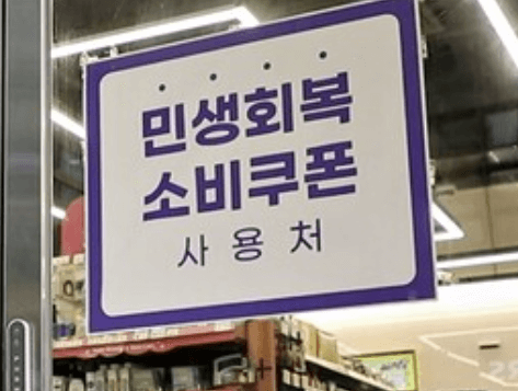 민생회복 소비쿠폰 사용처