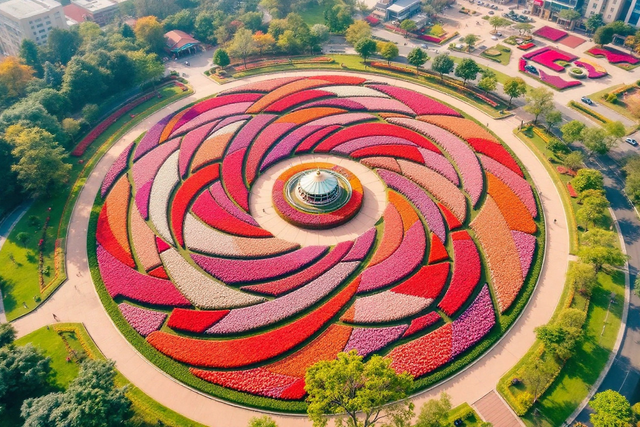 국내최대 규모의 장미정원