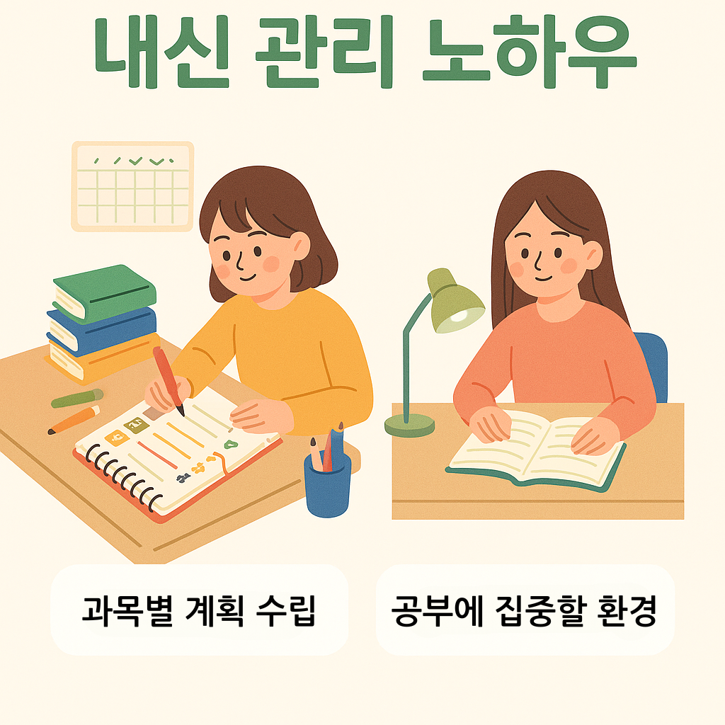 내신 관리 노하우
