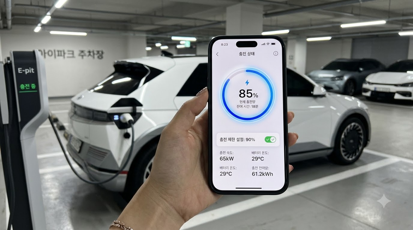전기차 화재 예방 BMS 확인 및 90% 충전 제한 설정