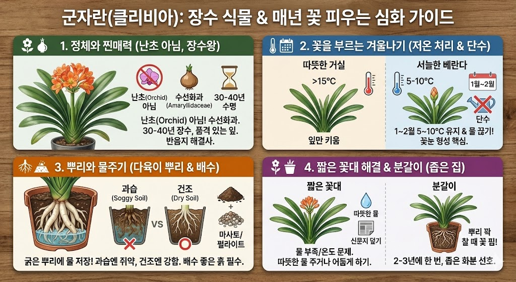 클리비아 키우기