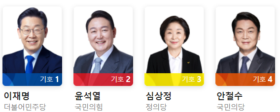 대통령 선거 후보