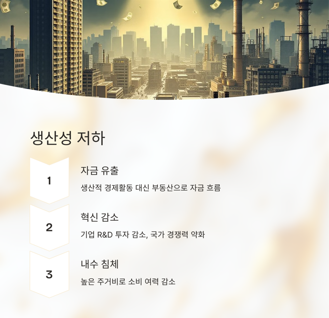 생산성의 저하