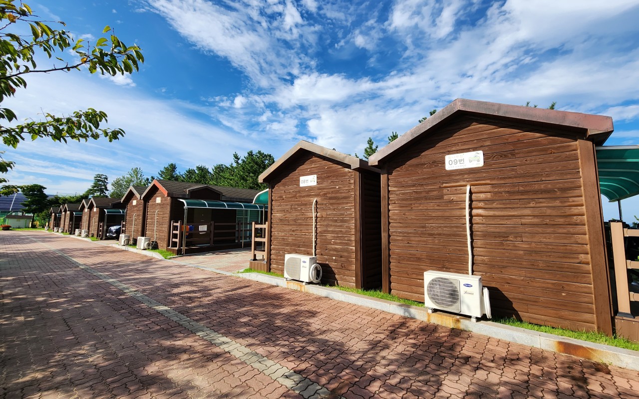 송지호 오토캠핑장 통나무집