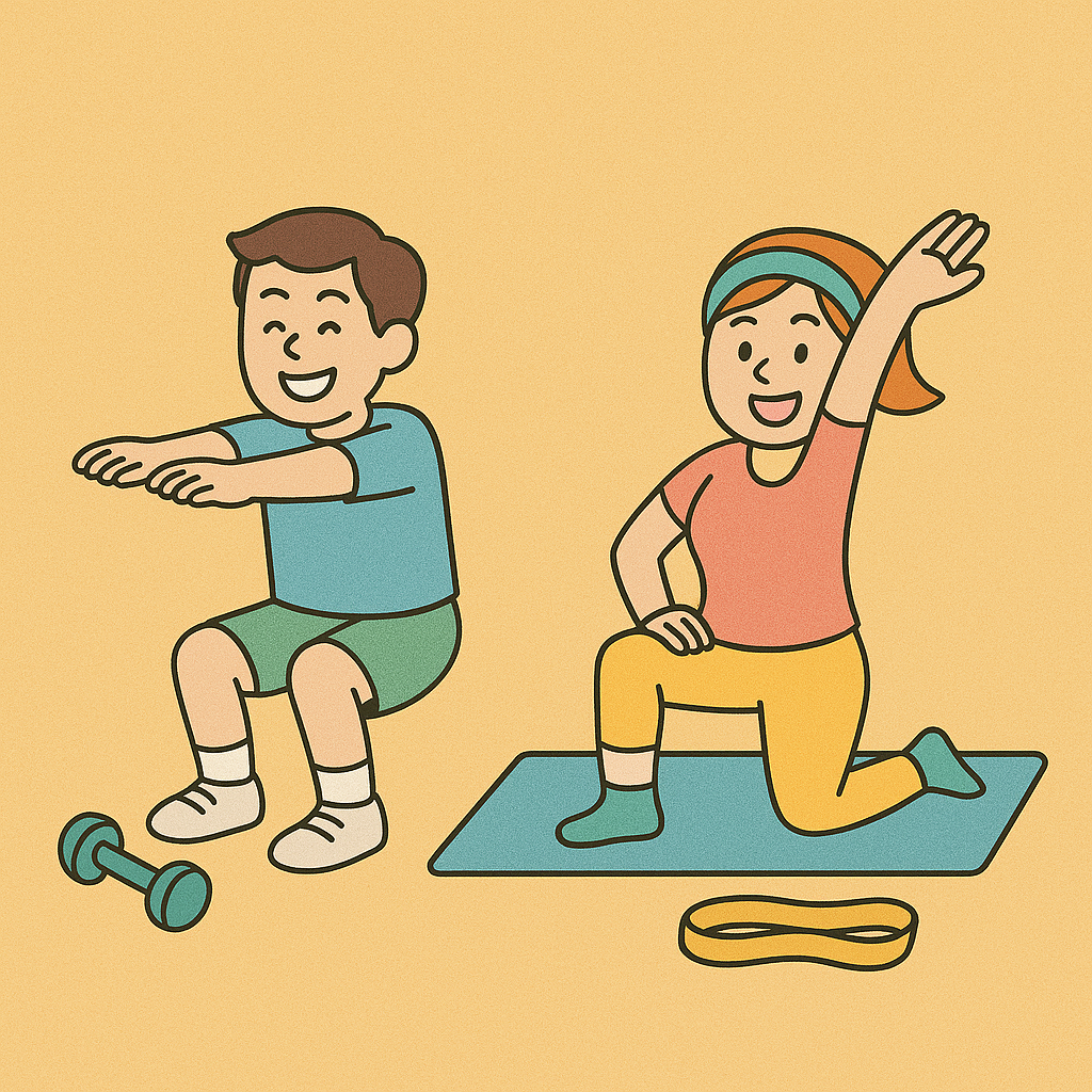 운동 초보도 가능한 홈트 15분 루틴