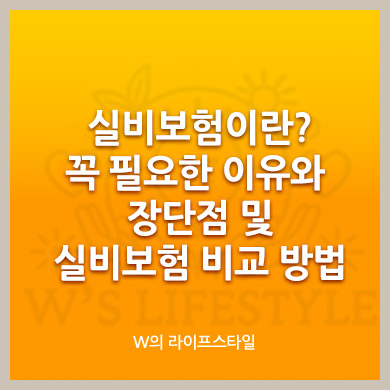 실비보험이란? 꼭 필요한 이유와 장단점 및 실비보험 비교 방법