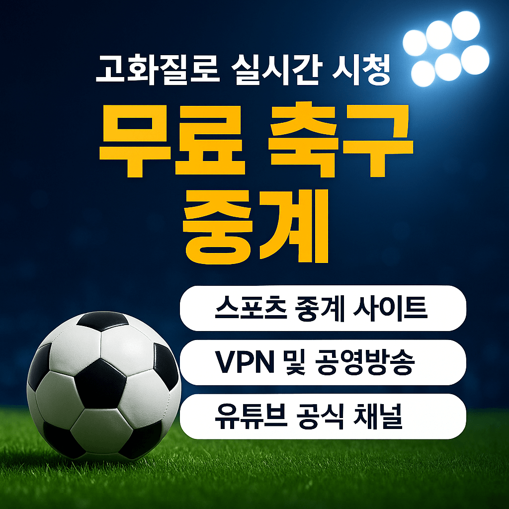 프리미어리그 중계&amp;#44; 챔피언스리그 무료보기&amp;#44; K리그 실시간 스트리밍&amp;#44; VPN 스포츠 중계&amp;#44; 고화질 축구 무료 중계&amp;#44; 해외 축구 시청&amp;#44; 스포츠 라이브 방송&amp;#44; 무료 스포츠 IPTV 