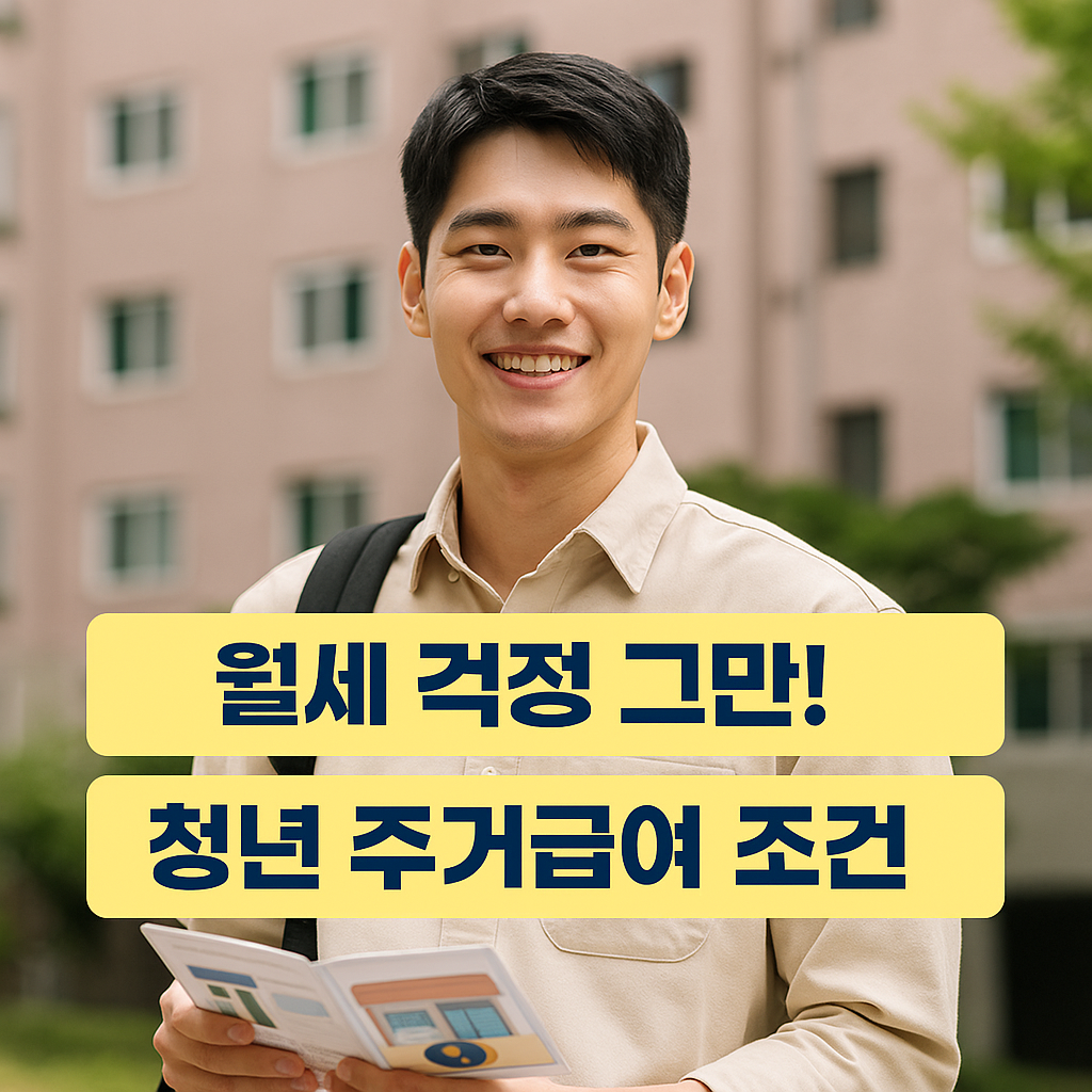 [2편] 청년 주거급여 받을 수 있을까? 조건&middot;신청방법 정리