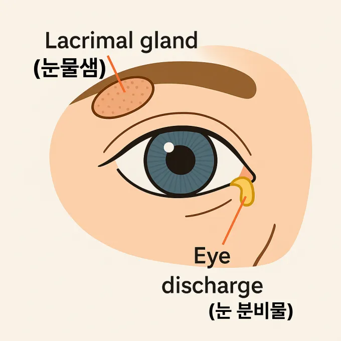 신생아 노란 눈꼽 원인