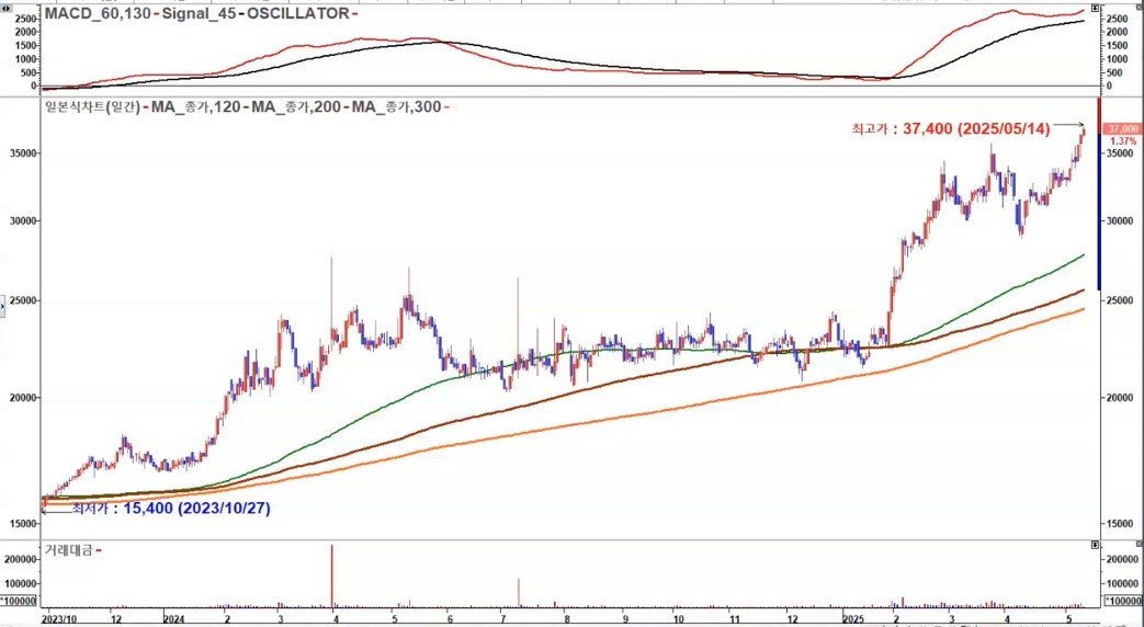 SNT홍딩스 일봉 2025