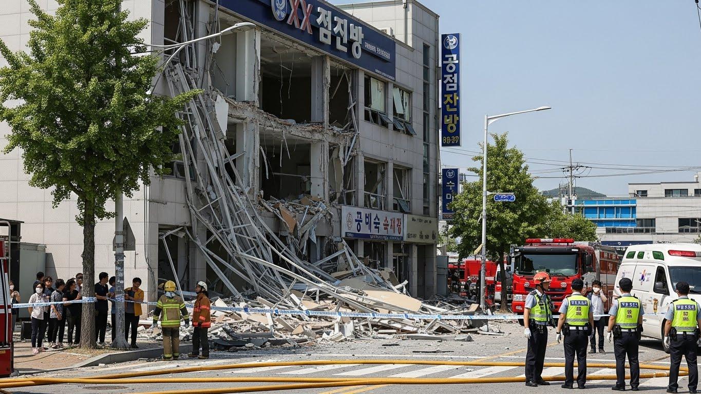 양주 찜질방 가스 폭발