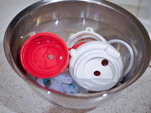 물병 물때 제거,구연산,석회,팁줌