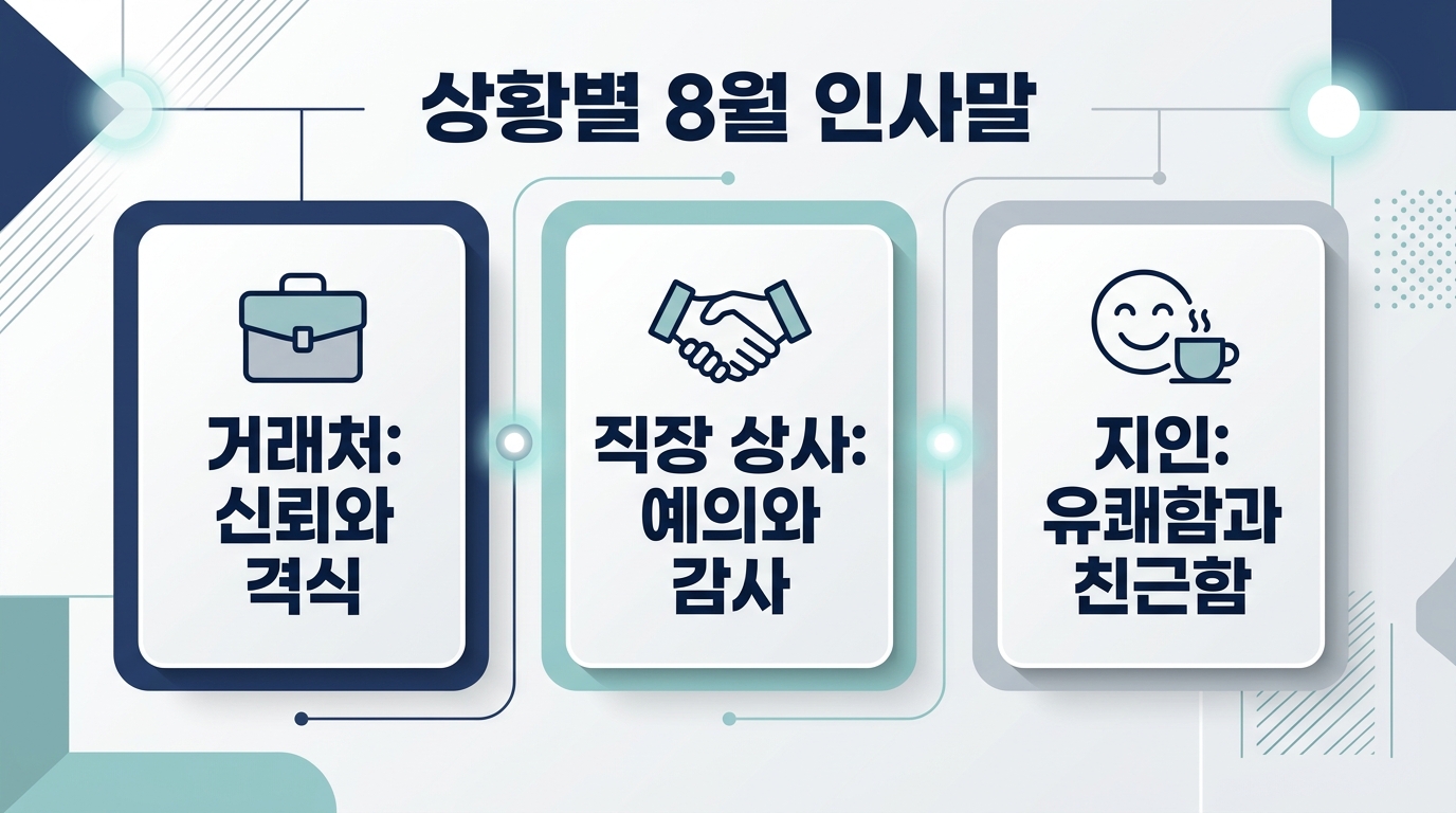 8월 인사말 모음집