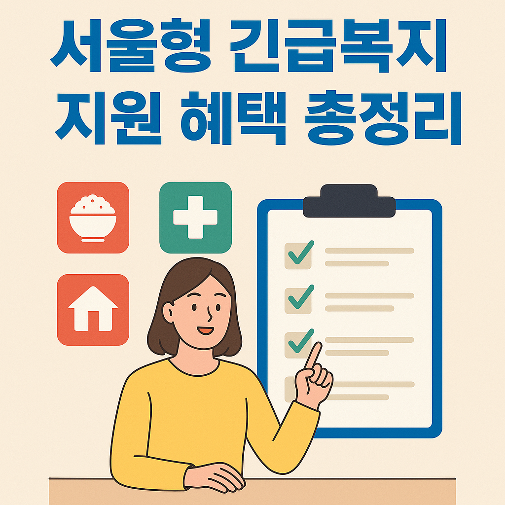 “갑작스러운 위기에도 걱정 NO! 서울형 긴급복지 지원금 신청하기｜생계·의료·주거·교육비 지원 완벽 안내”