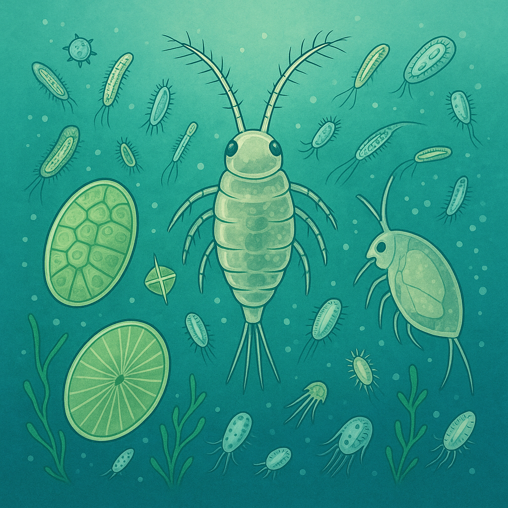 플랑크톤의 종류와 생태계에 미치는 영향 관련 사진