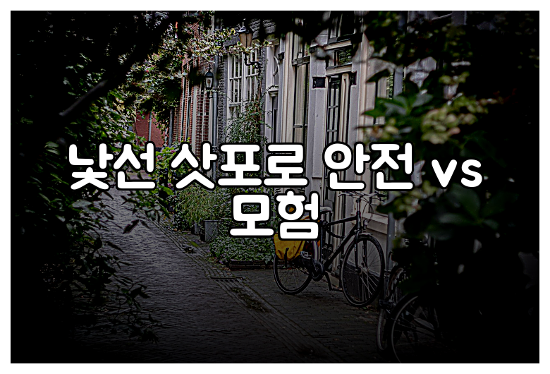 낯선 삿포로 안전 vs 모험