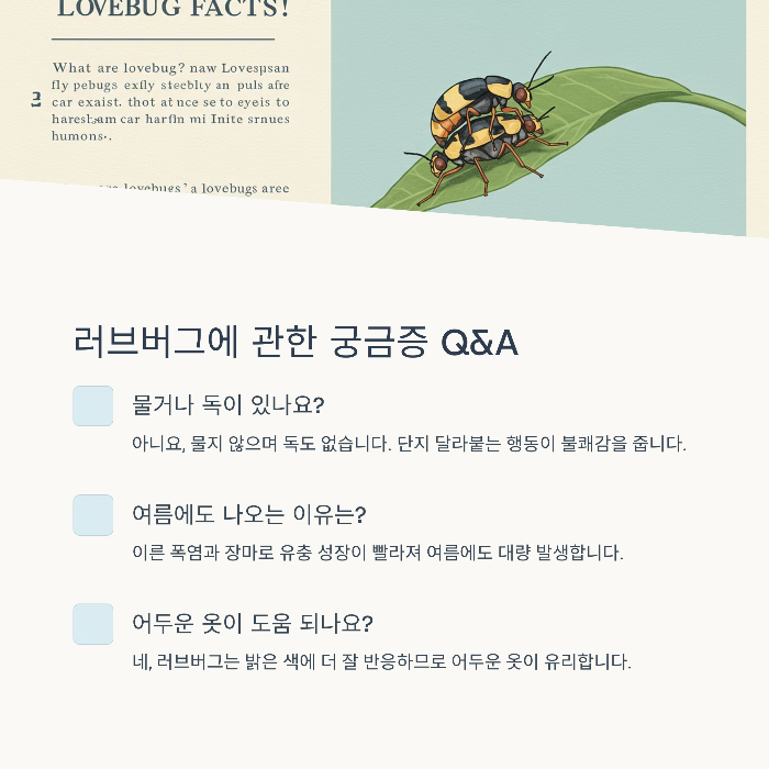 러브버그 떼