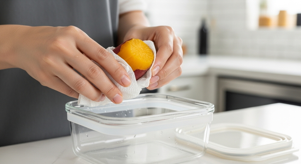 삶은 고구마 보관방법