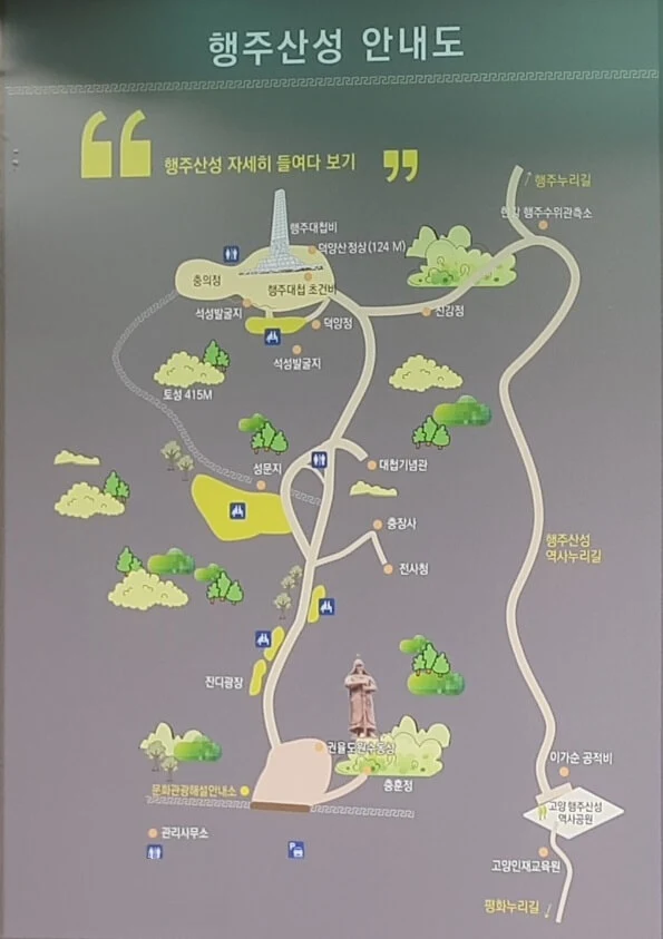 행주산성안내도