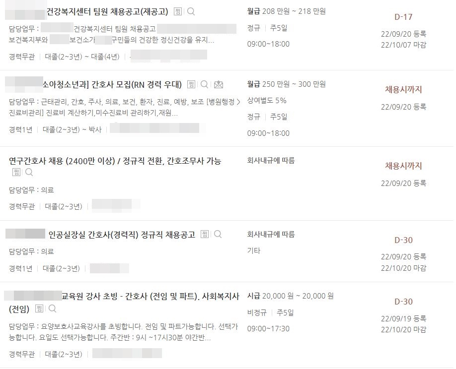 15년 동안 일하며 느낀 간호조무사와 간호사의 차이