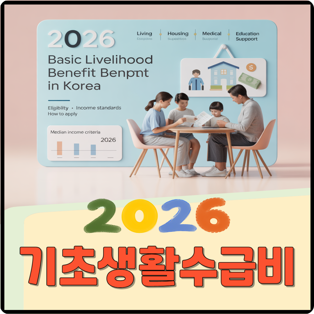 2026년 기초생활수급비 이미지
