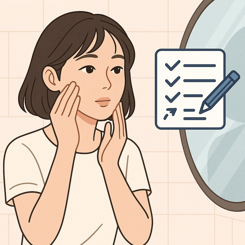 “피부 상태를 스스로 점검하는 루틴 – 장기 관리의 시작”