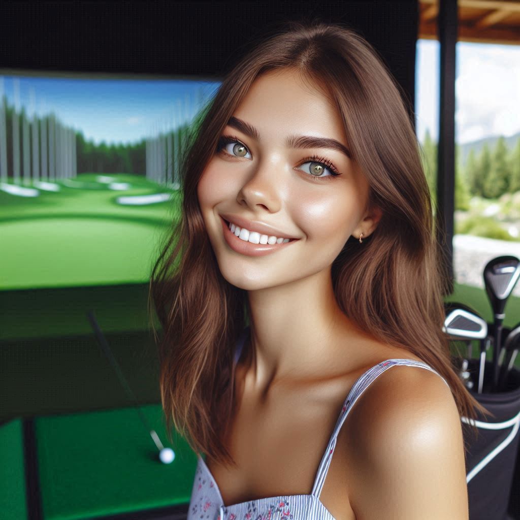 스크린골프장 배경