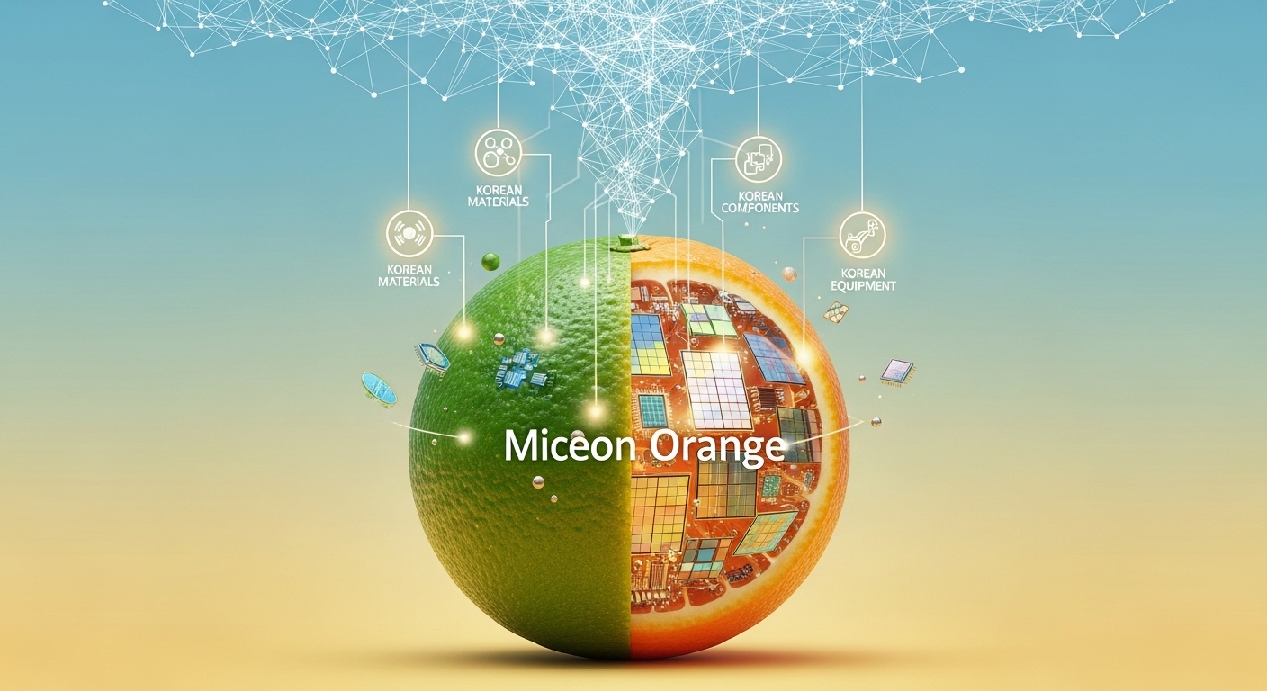 반도체 소부장 밸류체인 한국 소재 부품 장비 글로벌 공급망 마이크론 수혜 그린오렌지
