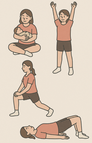 육아맘 체력회복 운동