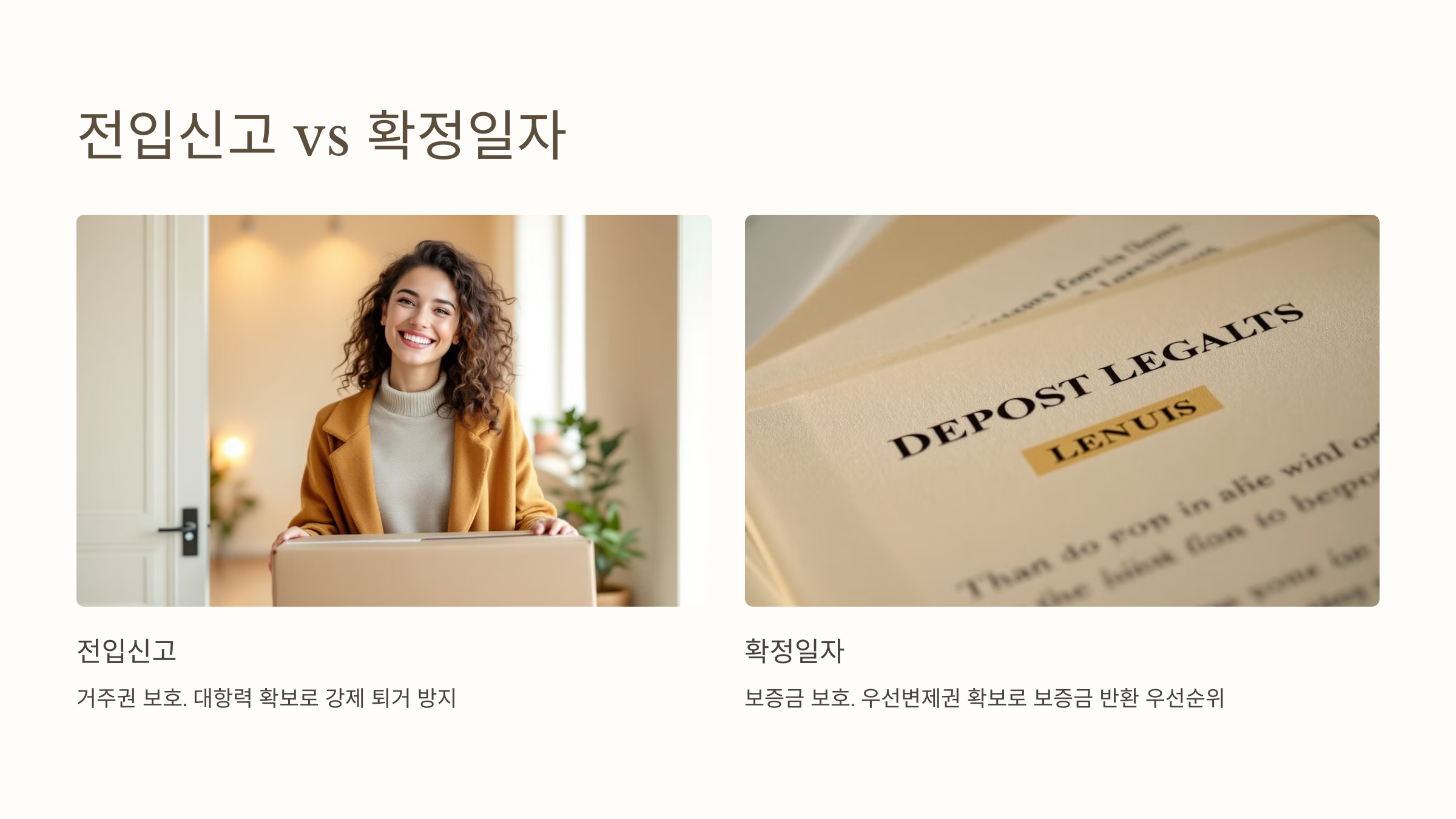 전입신고와 확정일자의 차이점 및 온라인 신청 방법