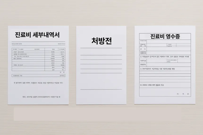 실손보험 청구시 필요한 서류