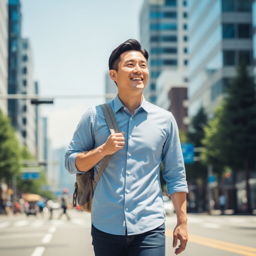 내 신용점수조회&amp;#44; 웃고있는 남성