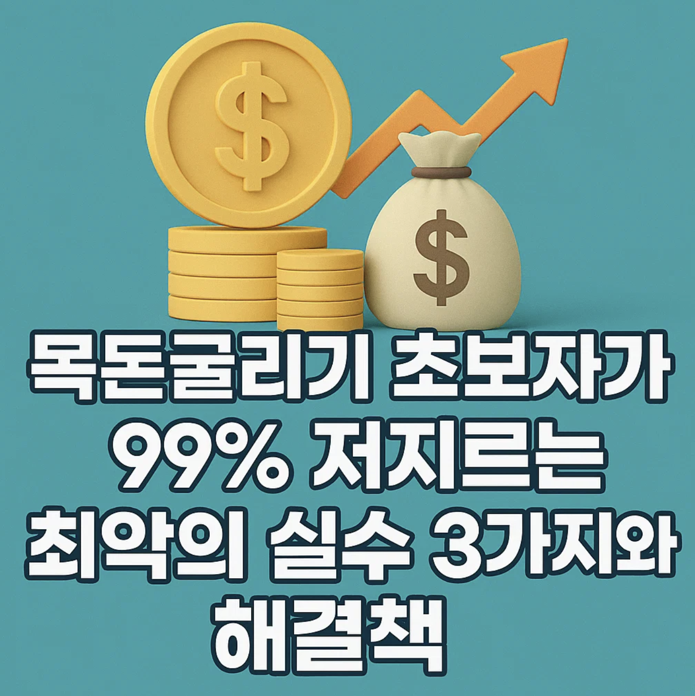 목돈굴리기 초보자가 99% 저지르는 최악의 실수 3가지와 해결책