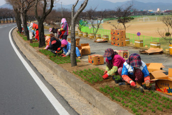 공공근로사업 모습