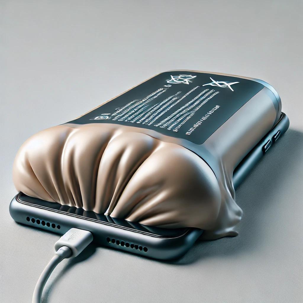 핸드폰 배터리 부풀어올라