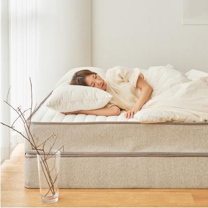포더홈 실키 고밀도 본넬 스프링 일반형 매트리스 베이지 방문설치