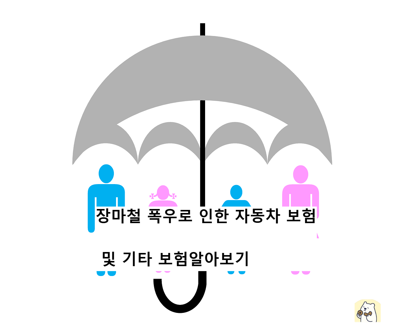 장마철 폭우로 인한 보험 알아보기
