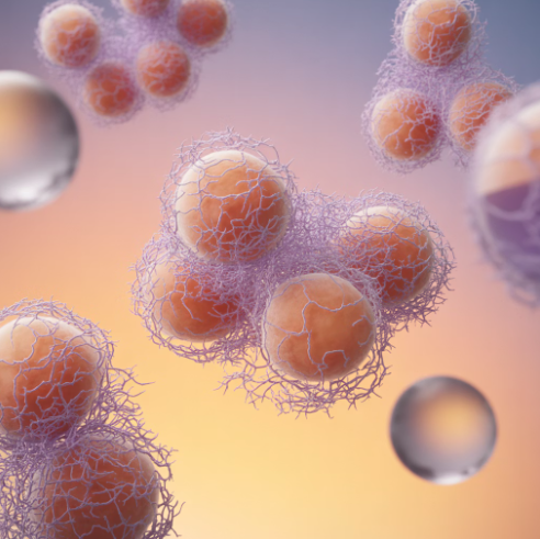 키오뉴트림의 지방 흡착 메커니즘 세포 이미지