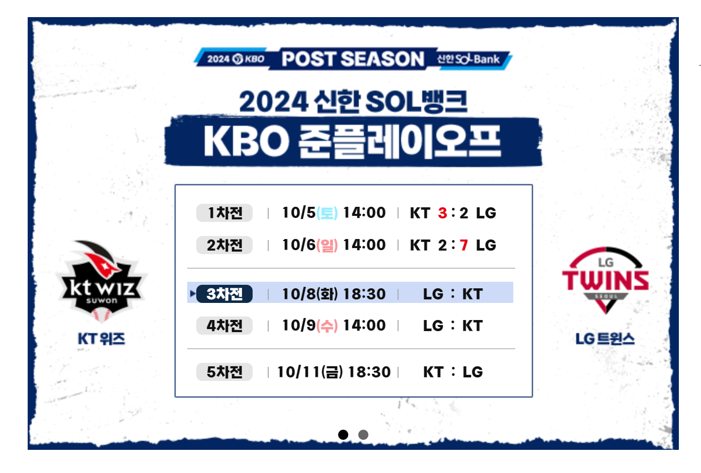 2024 포스트시즌 전체 일정 티켓예매 무료 생중계