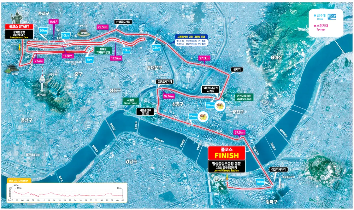 2025-서울마라톤-풀코스-코스안내