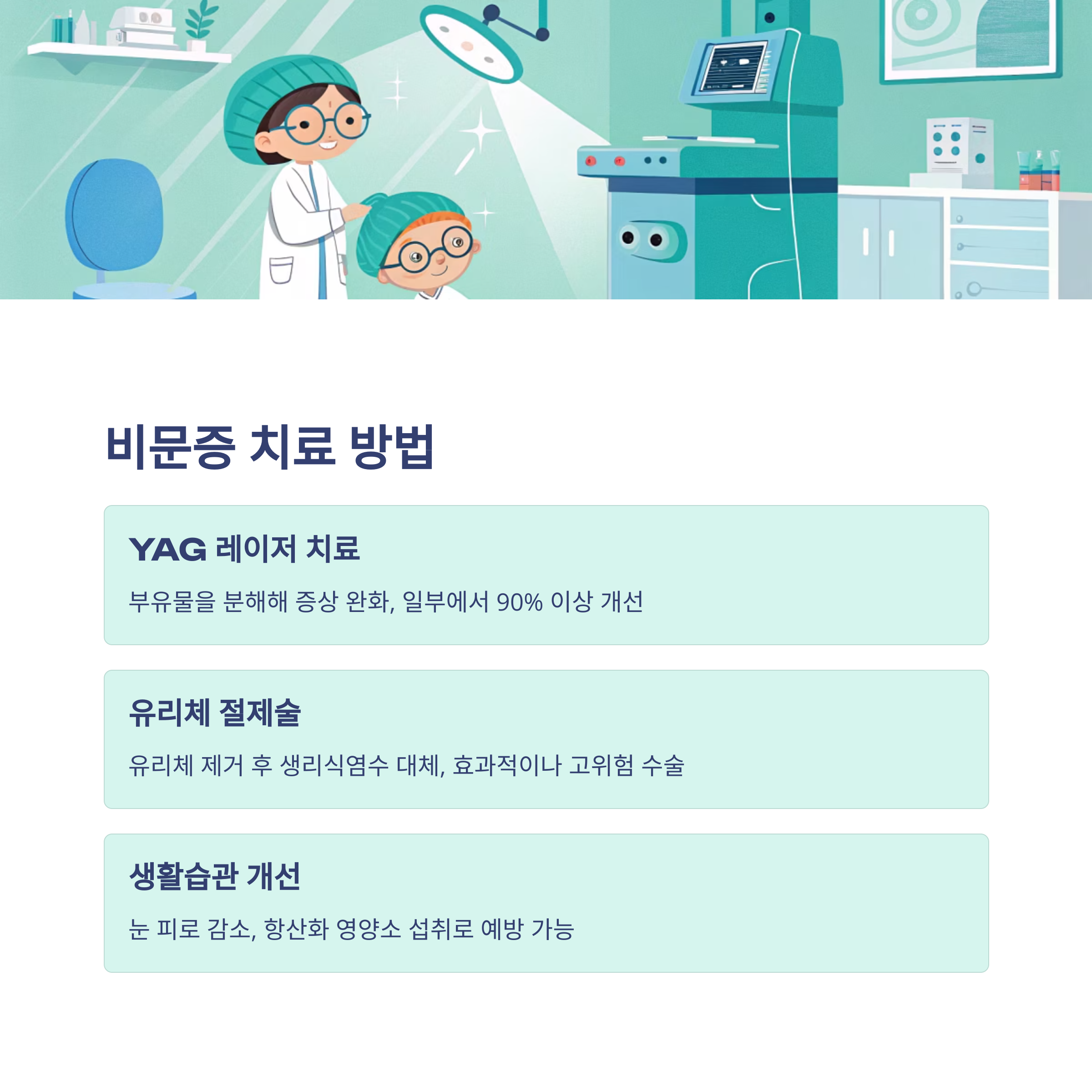 비문증 치료 방법