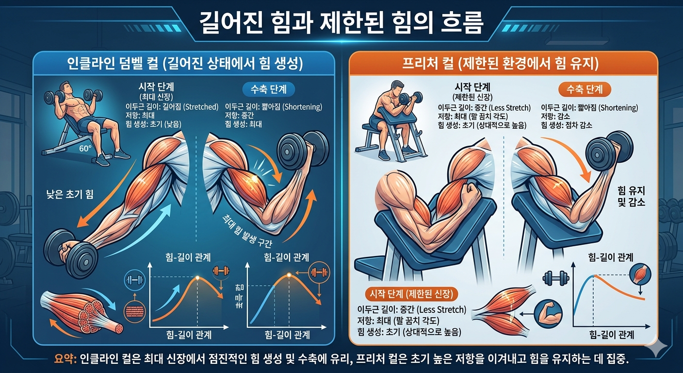 길어진 힘과 제한된 힘의 흐름