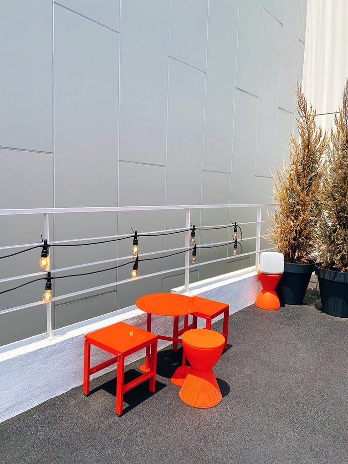 을지로 부스카페 옥상