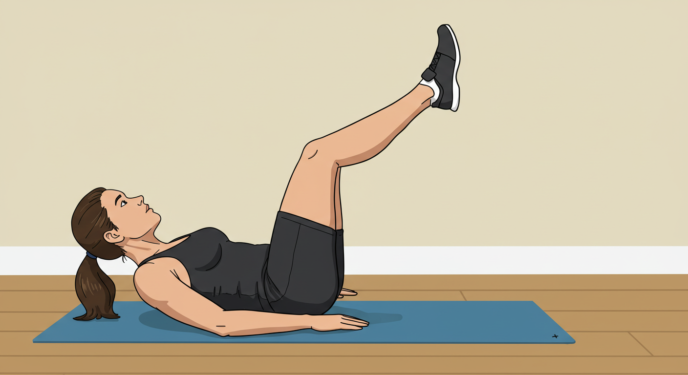 무릎 주변 근육 강화 (다리 들어 올리기