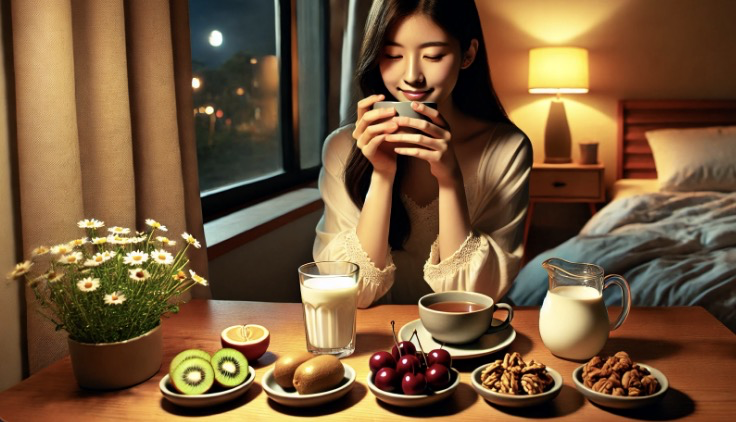 아늑한 분위기 속에서 차를 마시며 편안한 시간을 보내는 모